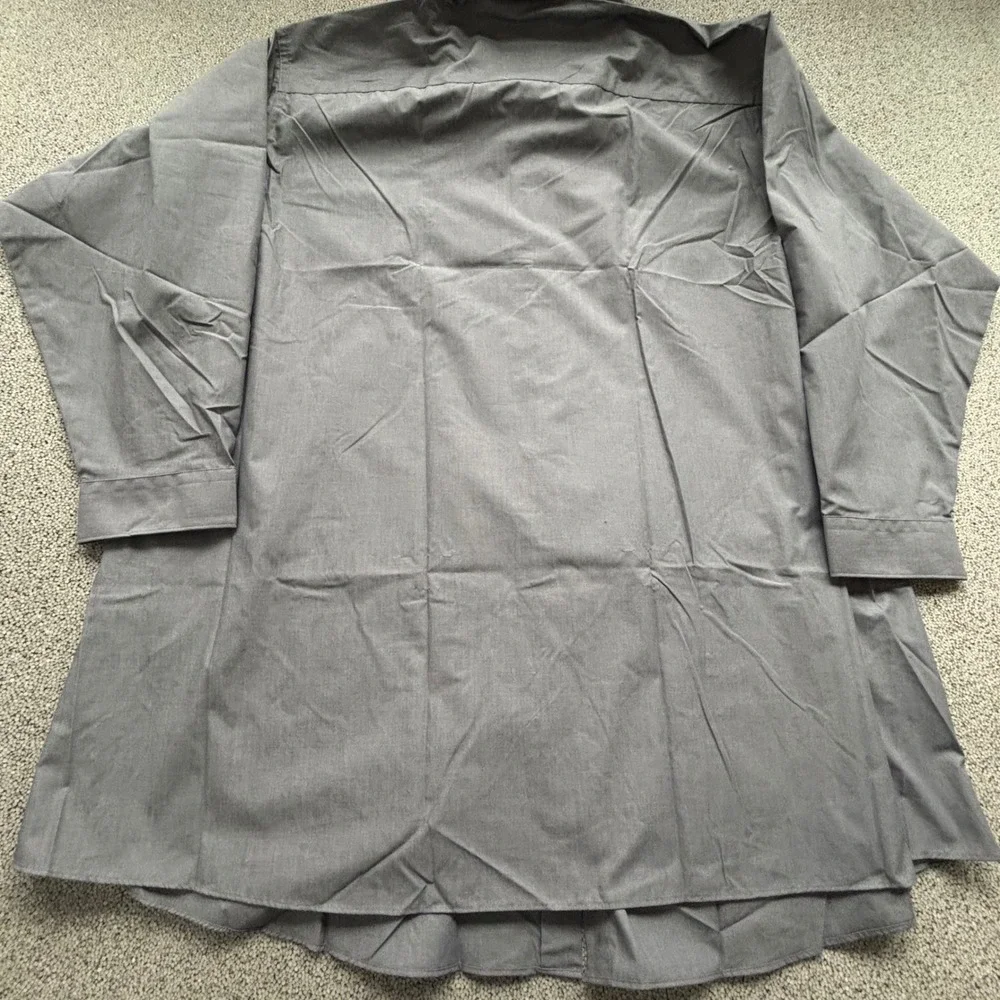 Unlisted Kenneth Cole Dress Shirt Mens 5X Graphite Tall Fit Professional NWT $65